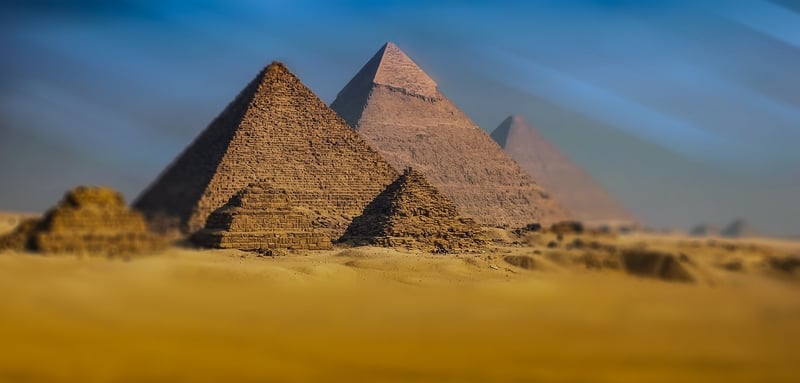 The Pyramids of Giza, Egypt